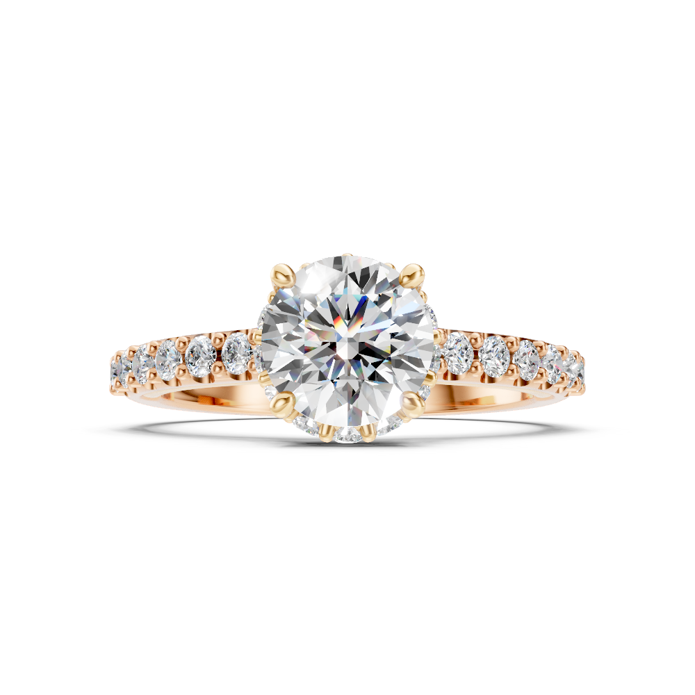 Anel de Noivado com Diamante Gran Florence