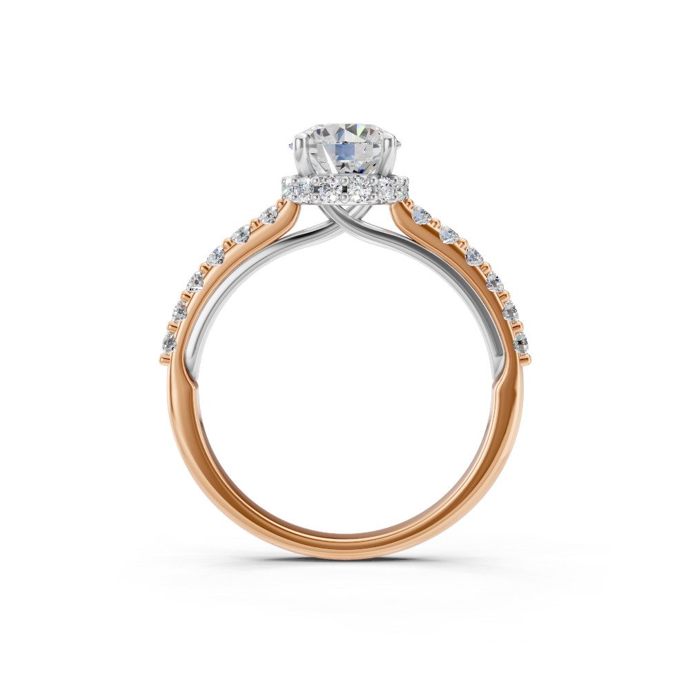 Anel de Noivado com Diamante Gran Florence