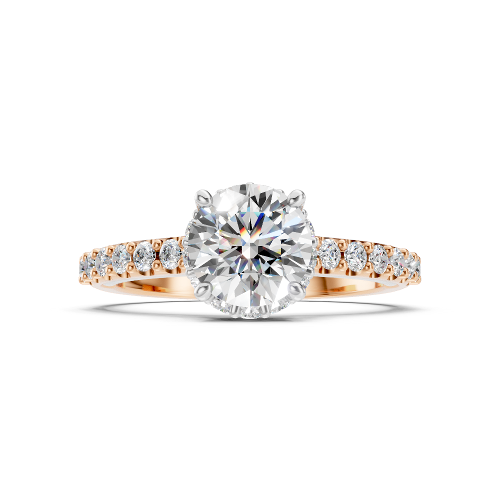 Anel de Noivado com Diamante Gran Florence