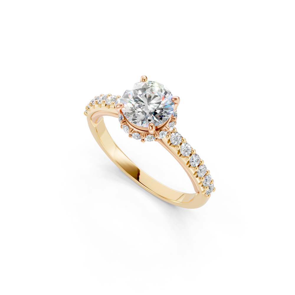 Anel de Noivado com Diamante Gran Florence