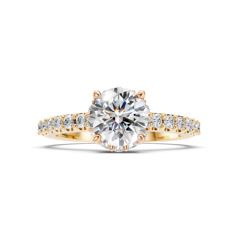 Anel de Noivado com Diamante Gran Florence