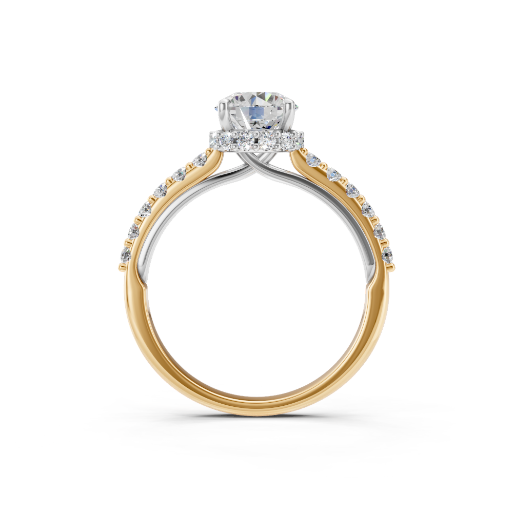 Anel de Noivado com Diamante Gran Florence