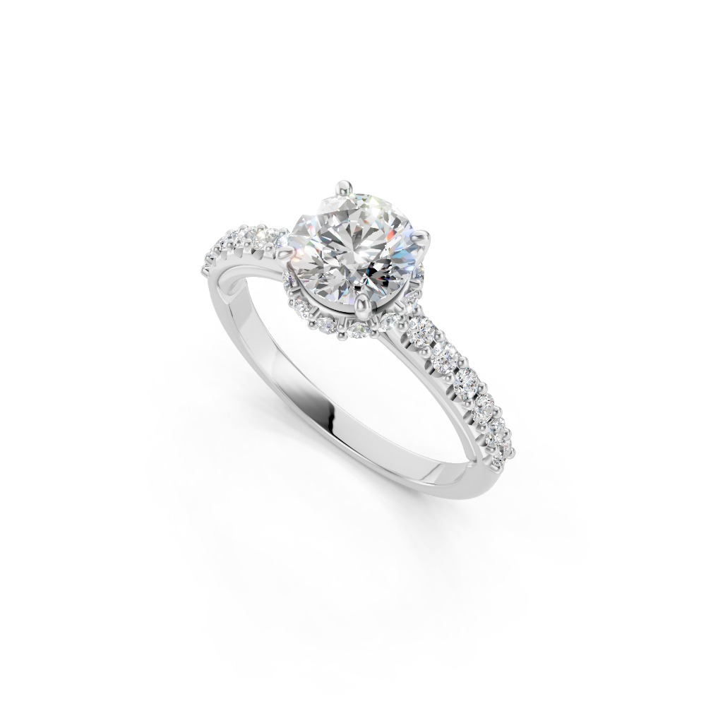 Anel de Noivado com Diamante Gran Florence