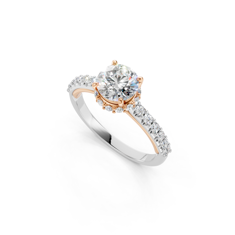 Anel de Noivado com Diamante Gran Florence