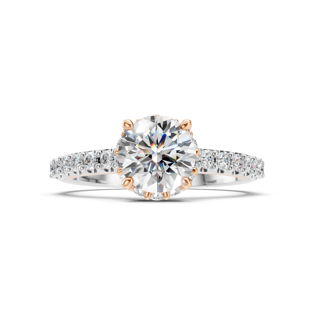 Anel de Noivado com Diamante Gran Florence