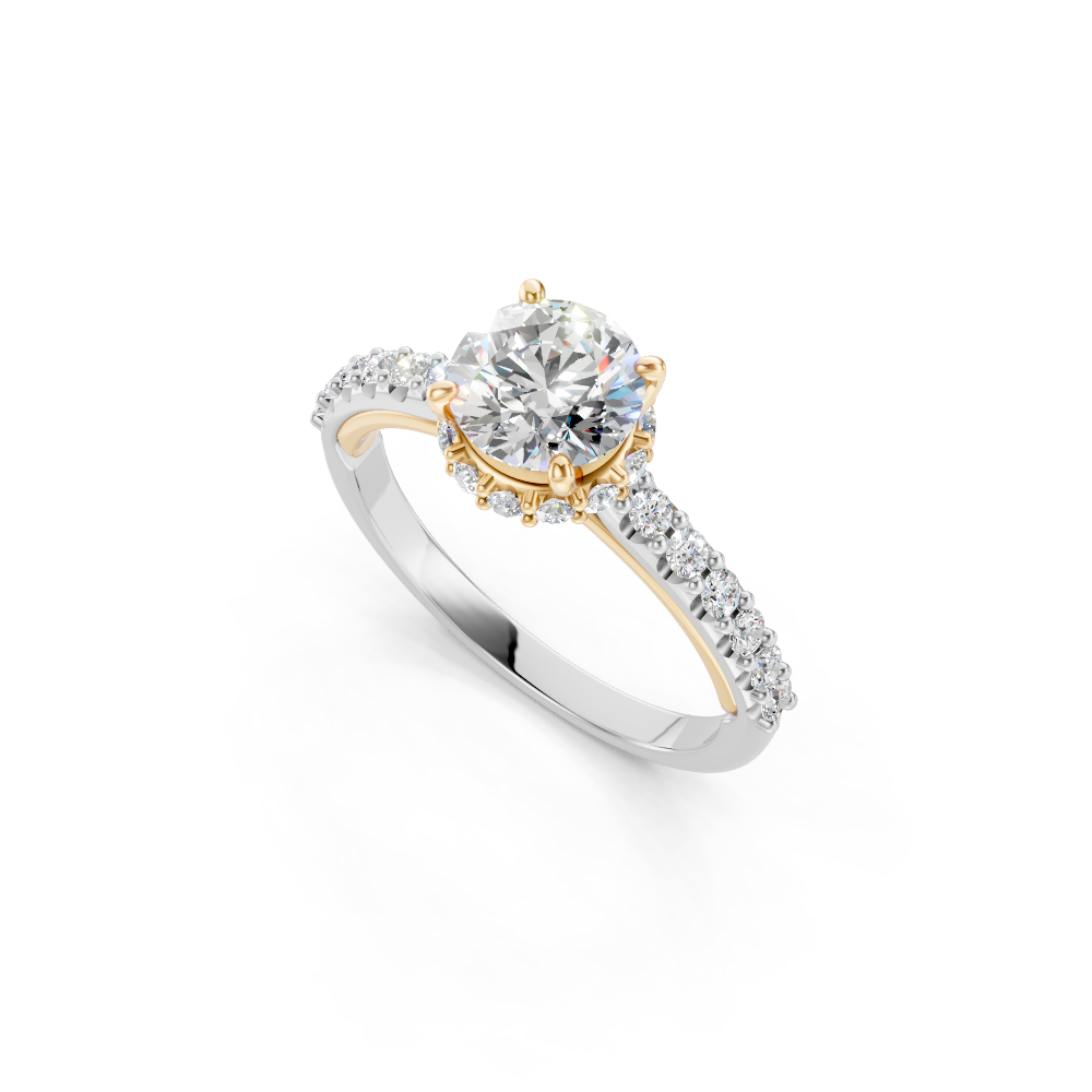 Anel de Noivado com Diamante Gran Florence