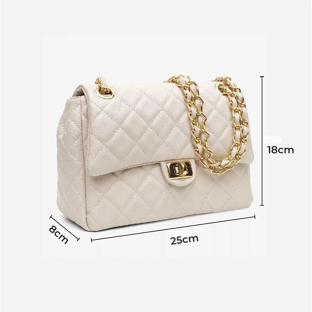 Bolsa Couro Legítimo Tiracolo Barbara™