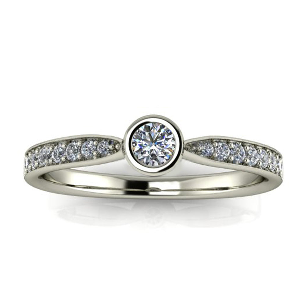 Anel de noivado com diamante Lausanne