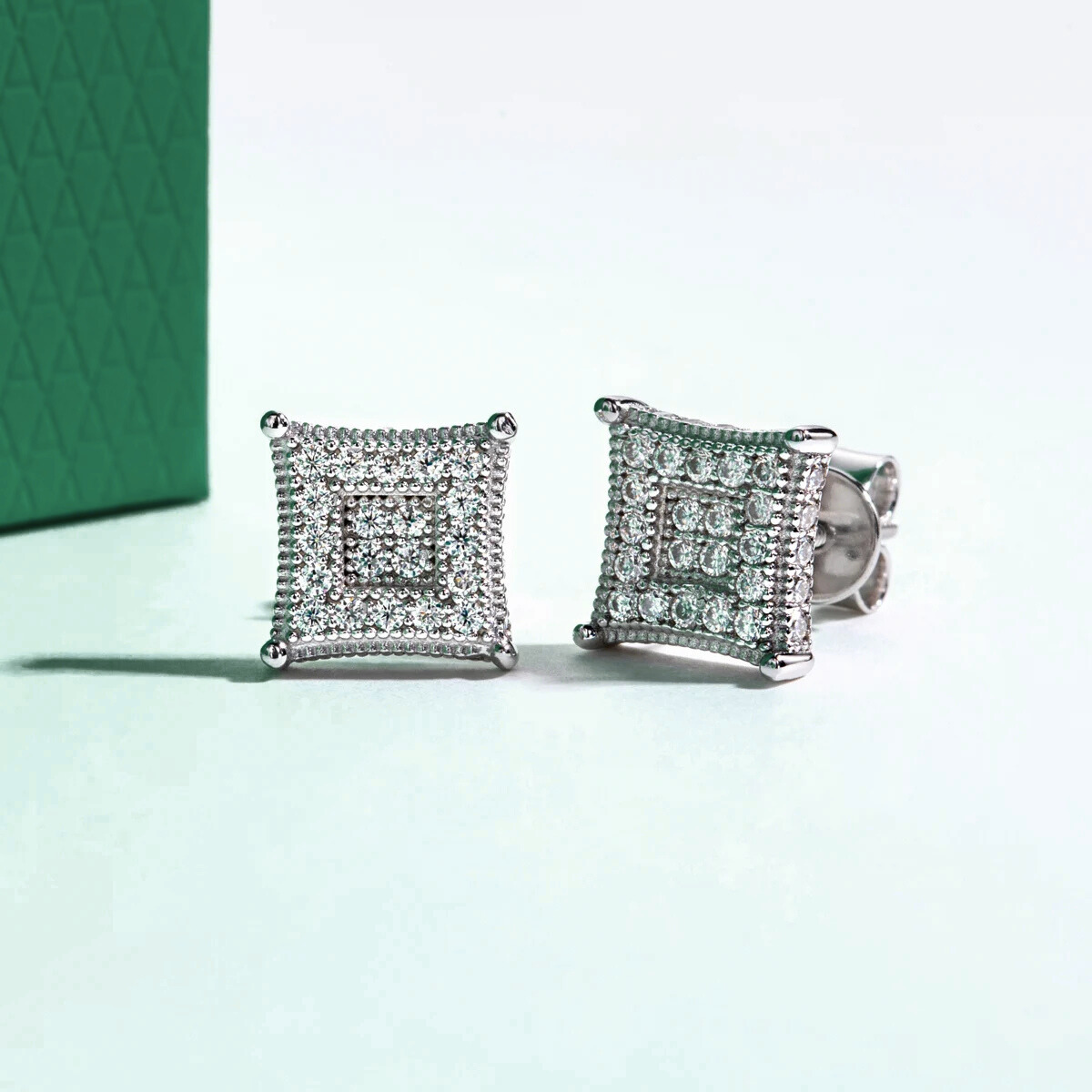 Brinco Quadrille Moissanite