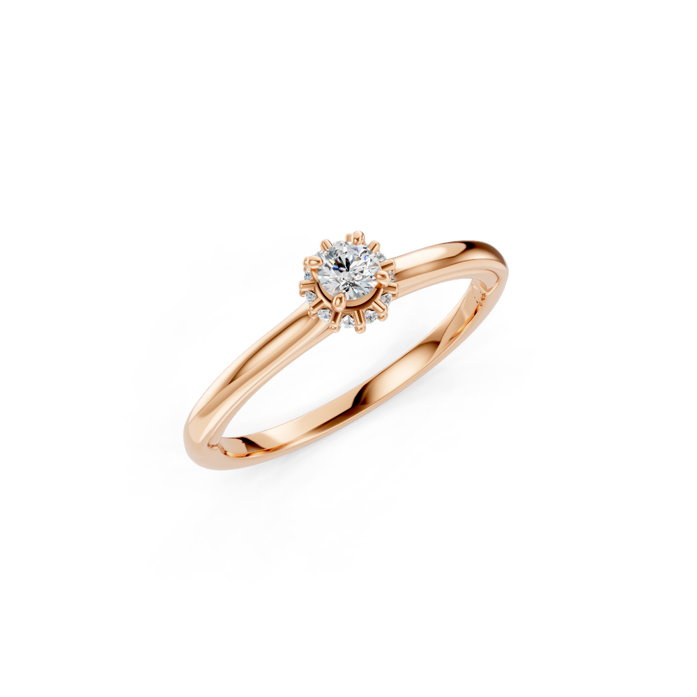 Anel de noivado com diamante Florence Petit