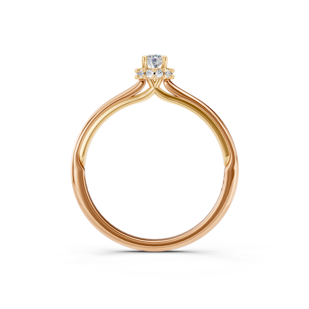 Anel de noivado com diamante Florence Petit