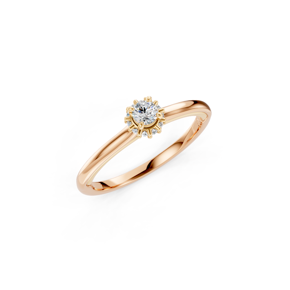 Anel de noivado com diamante Florence Petit