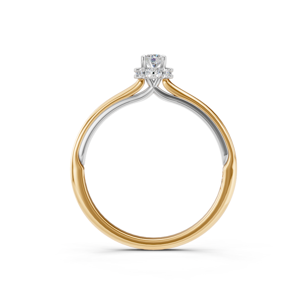 Anel de noivado com diamante Florence Petit