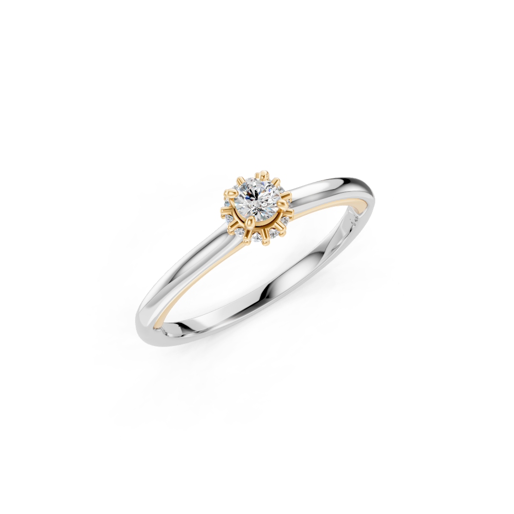 Anel de noivado com diamante Florence Petit