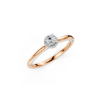 Anel de noivado com diamante Florence Petit