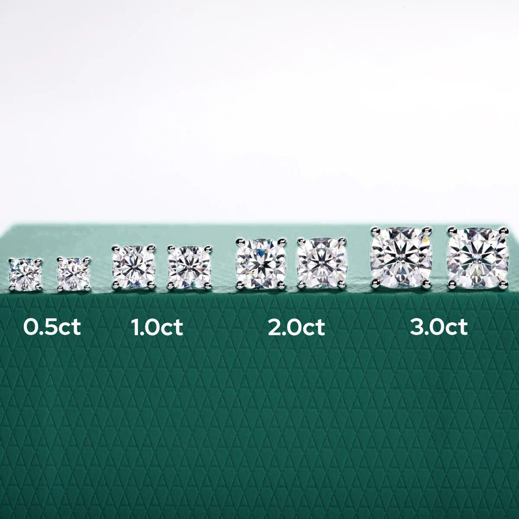 Brinco Cushion Moissanite