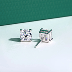 Brinco Cushion Moissanite