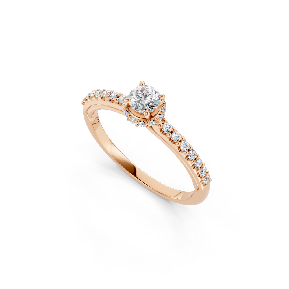 Anel de noivado com diamante Florence