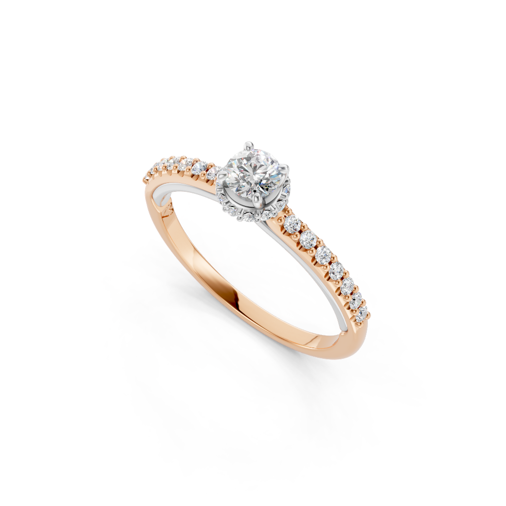 Anel de noivado com diamante Florence