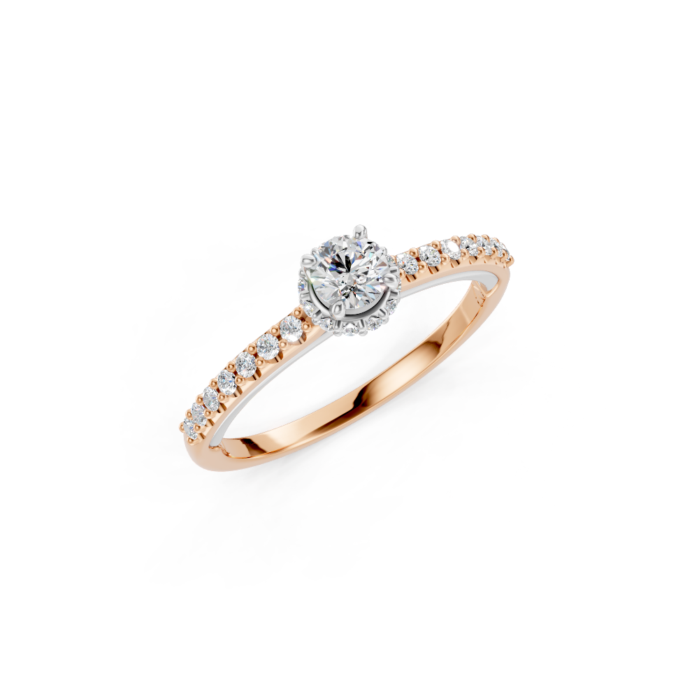 Anel de noivado com diamante Florence