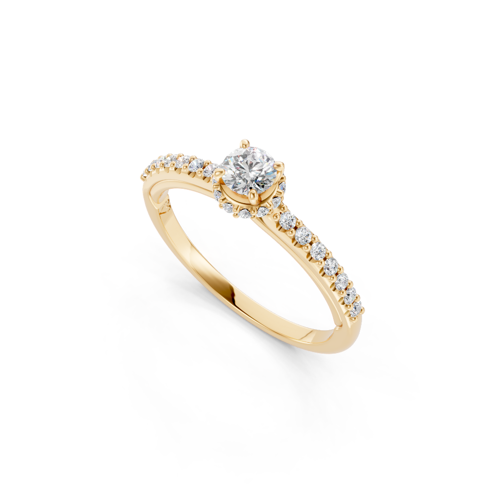 Anel de noivado com diamante Florence