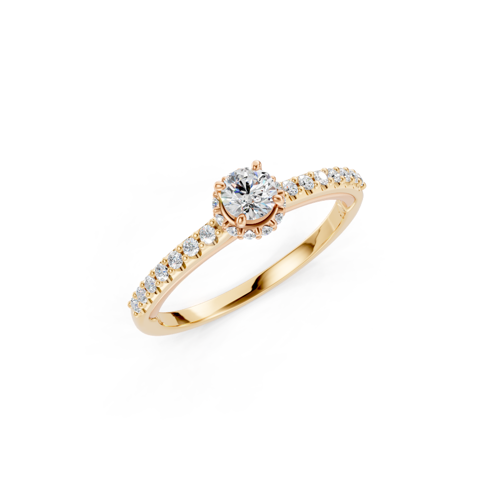 Anel de noivado com diamante Florence