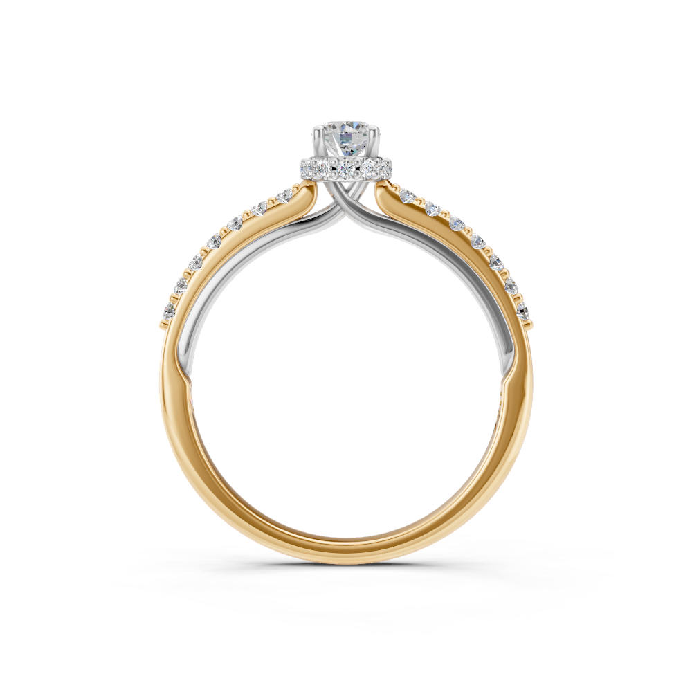 Anel de noivado com diamante Florence