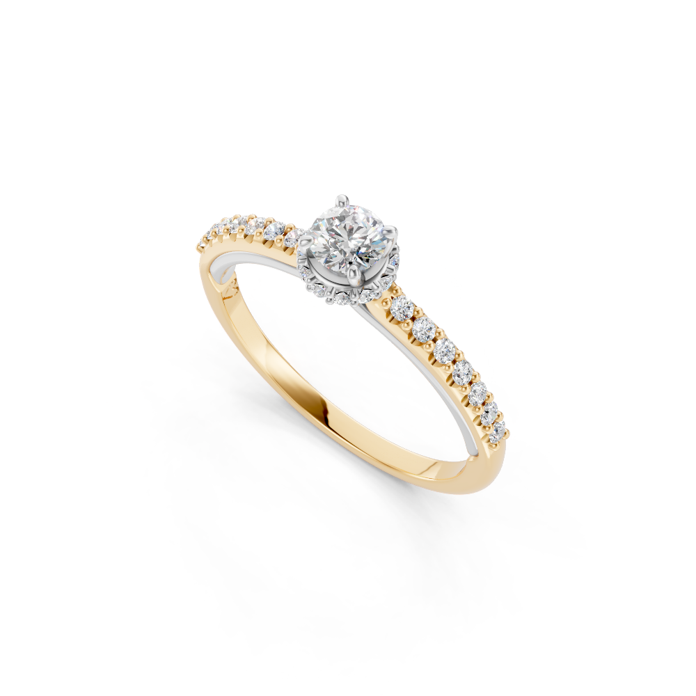 Anel de noivado com diamante Florence