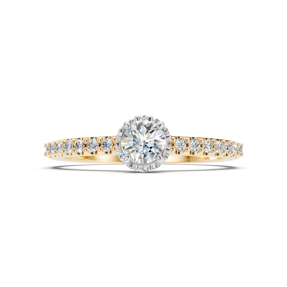 Anel de noivado com diamante Florence