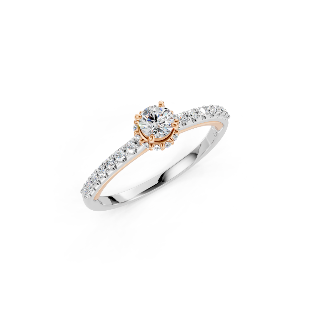 Anel de noivado com diamante Florence