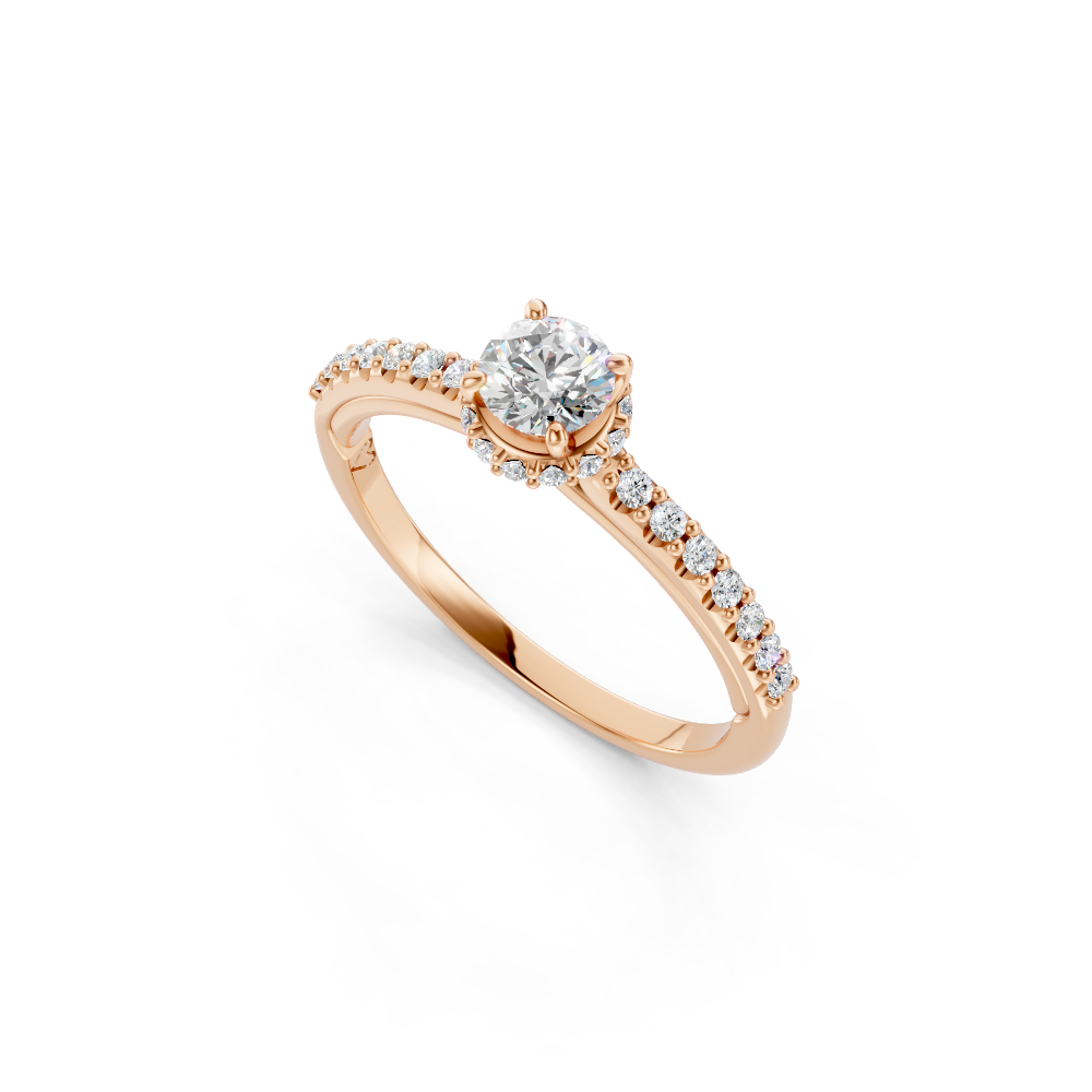 Anel de noivado com diamante Florence