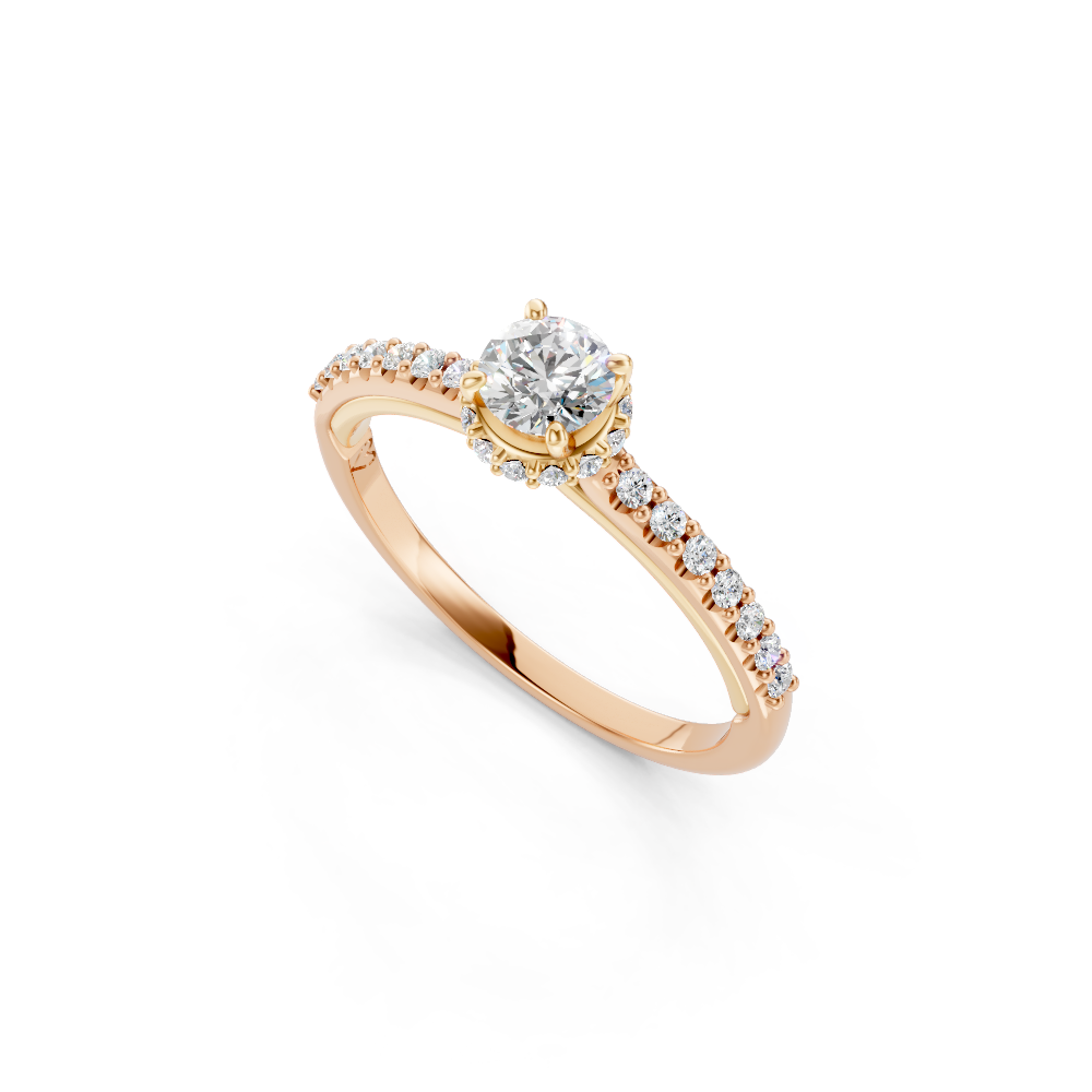 Anel de noivado com diamante Florence