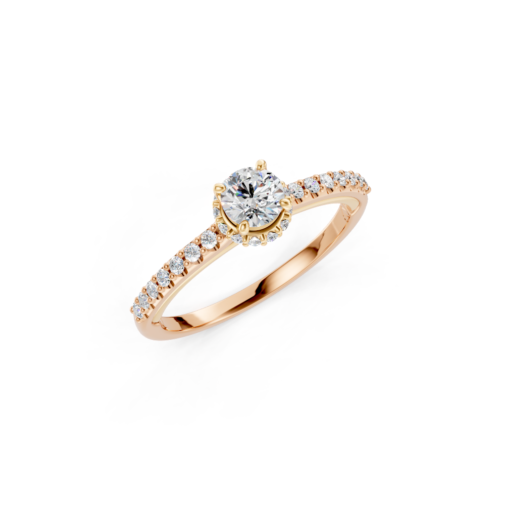 Anel de noivado com diamante Florence