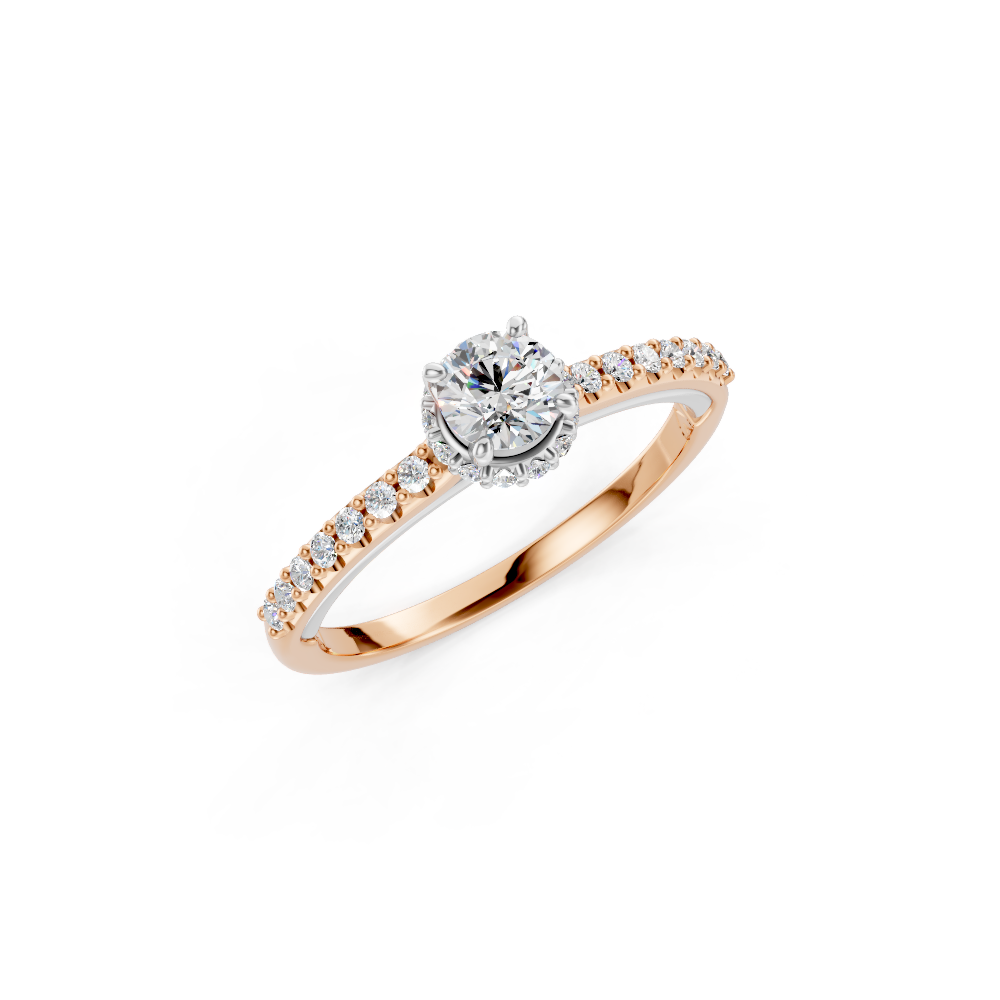 Anel de noivado com diamante Florence