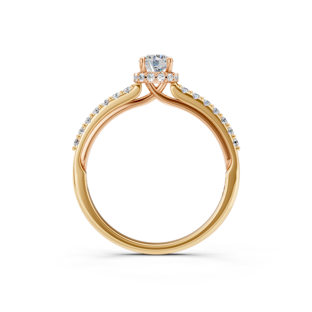 Anel de noivado com diamante Florence