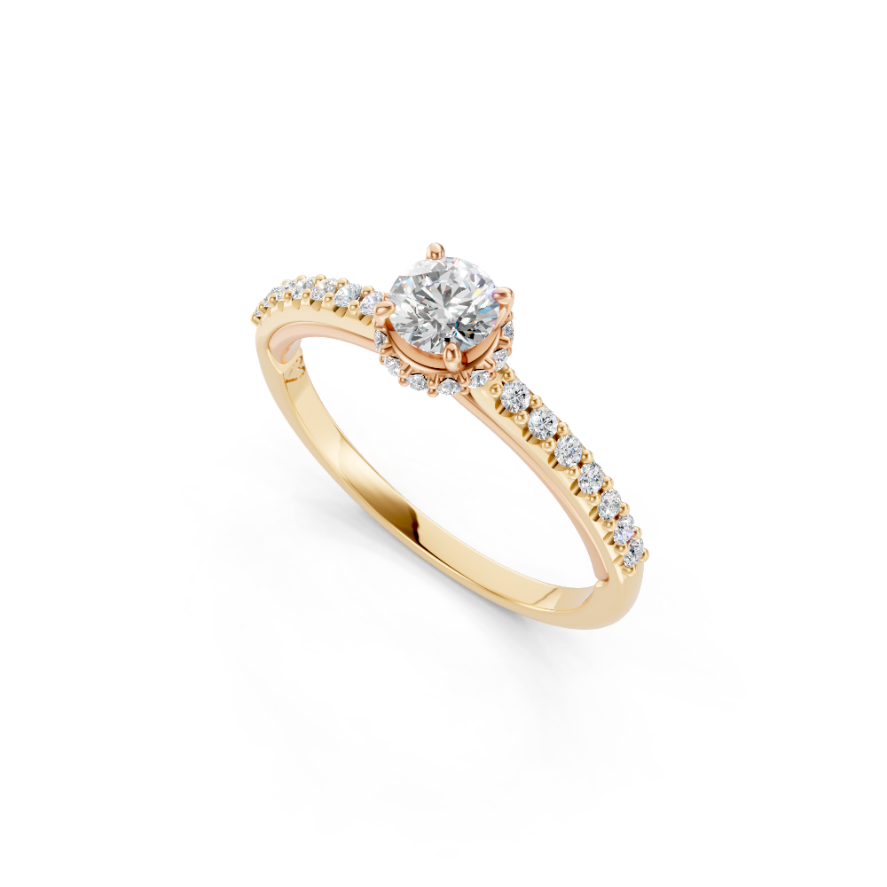 Anel de noivado com diamante Florence