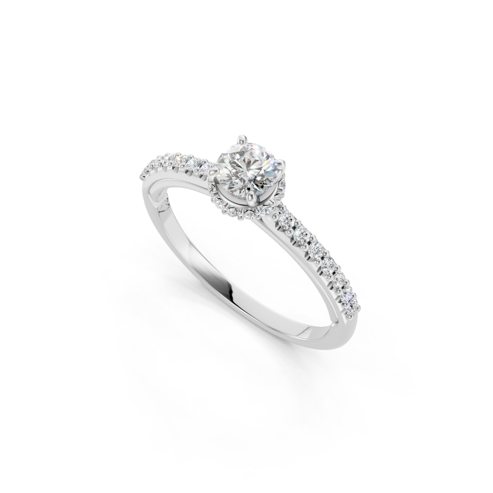 Anel de noivado com diamante Florence