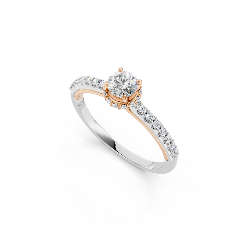 Anel de noivado com diamante Florence