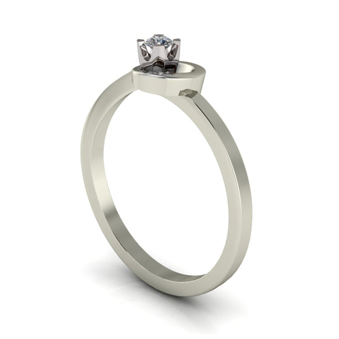 Anel de noivado com diamante Vermont