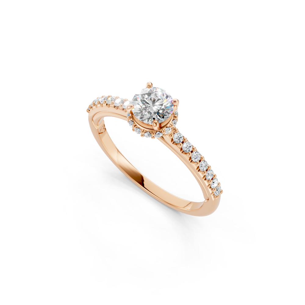 Anel de noivado com diamante Florence