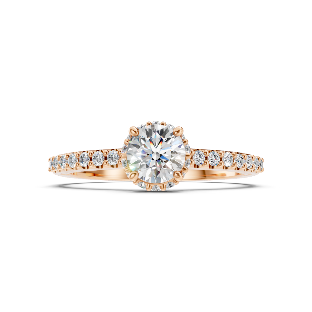 Anel de noivado com diamante Florence