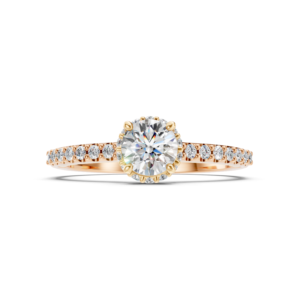 Anel de noivado com diamante Florence