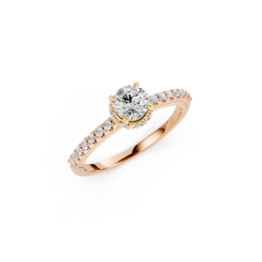 Anel de noivado com diamante Florence