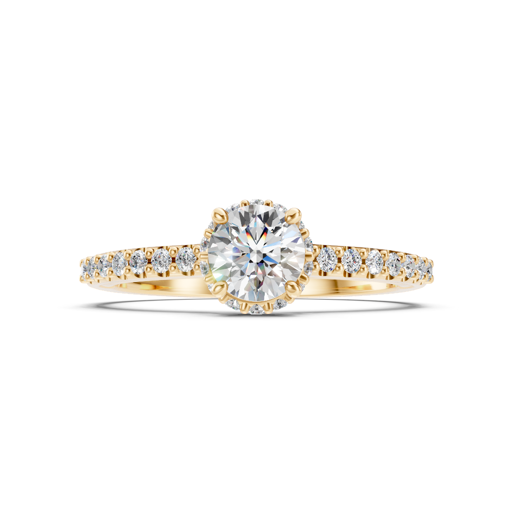 Anel de noivado com diamante Florence