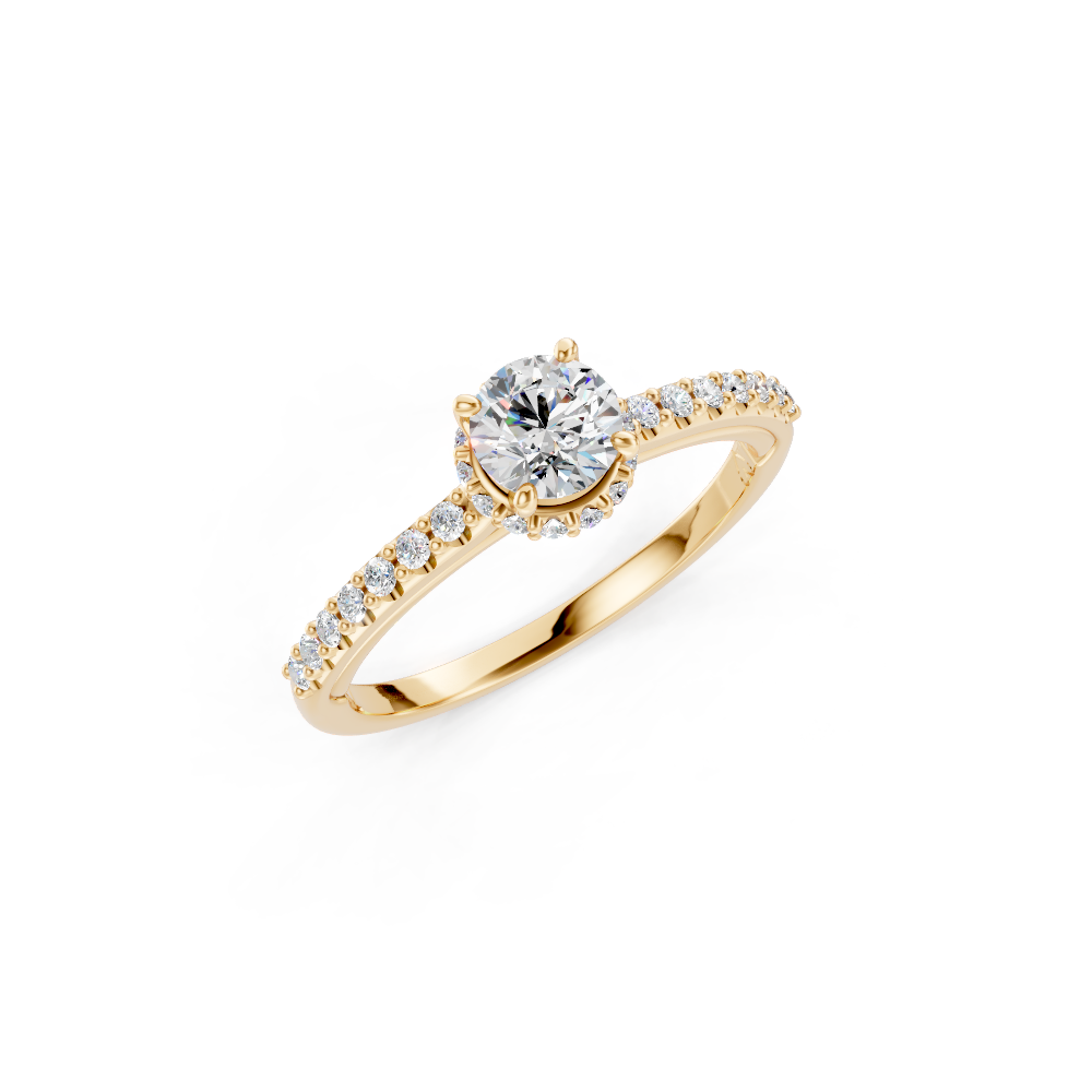 Anel de noivado com diamante Florence