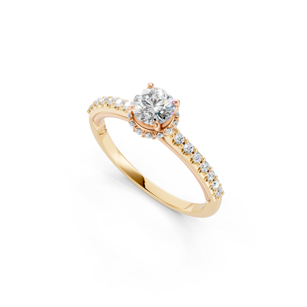 Anel de noivado com diamante Florence