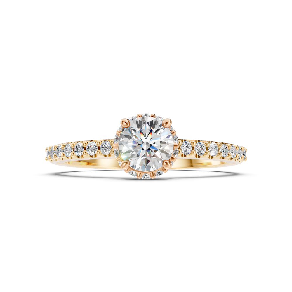 Anel de noivado com diamante Florence