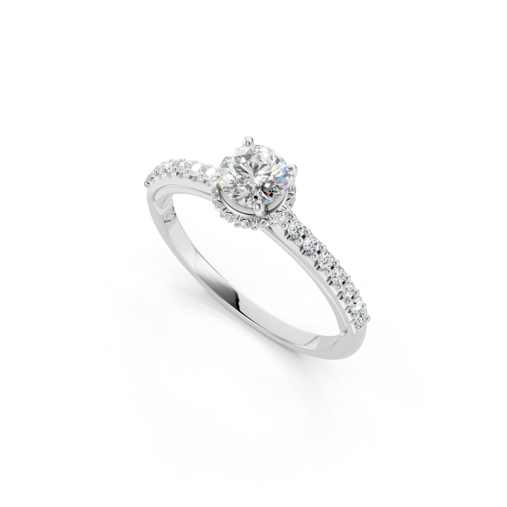 Anel de noivado com diamante Florence