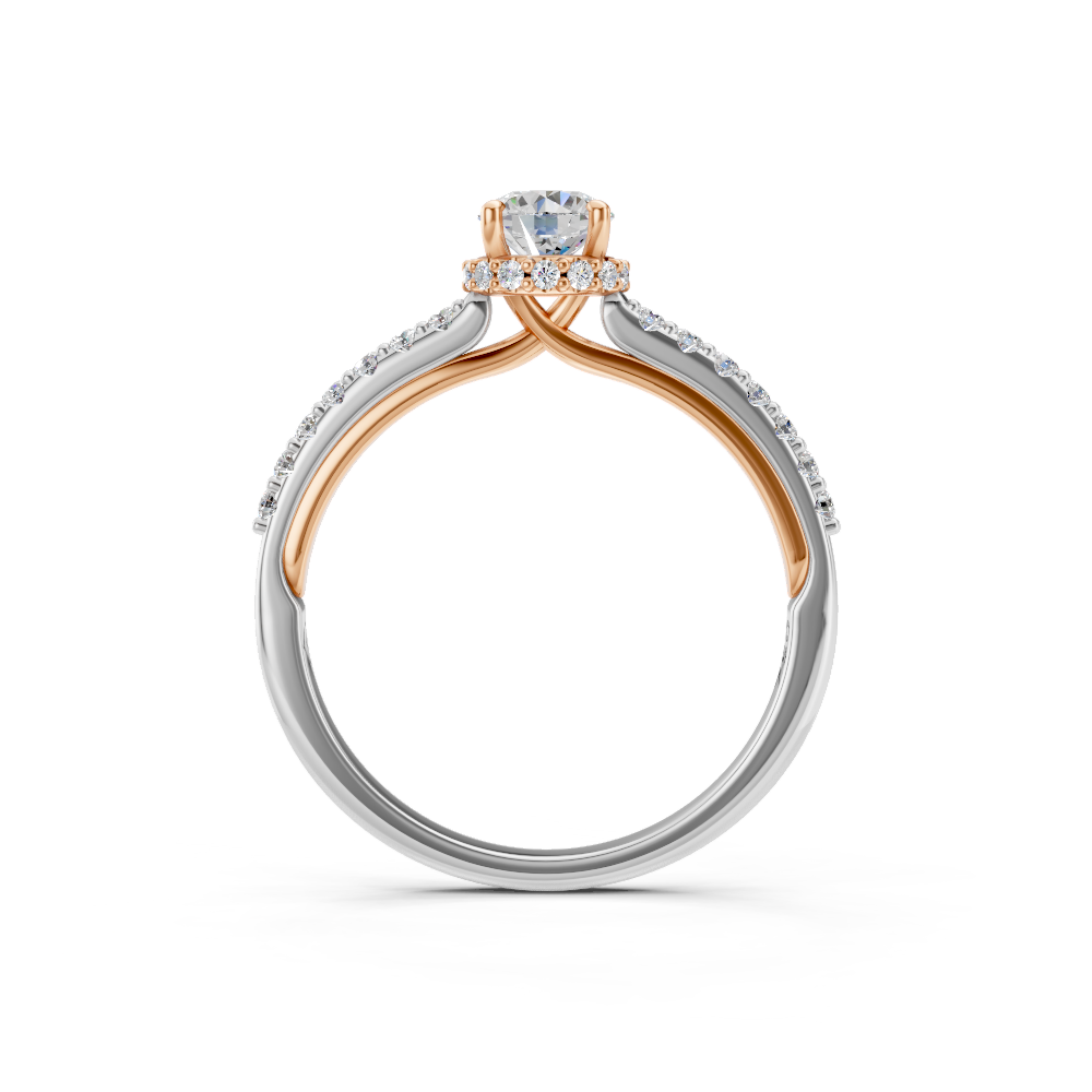 Anel de noivado com diamante Florence