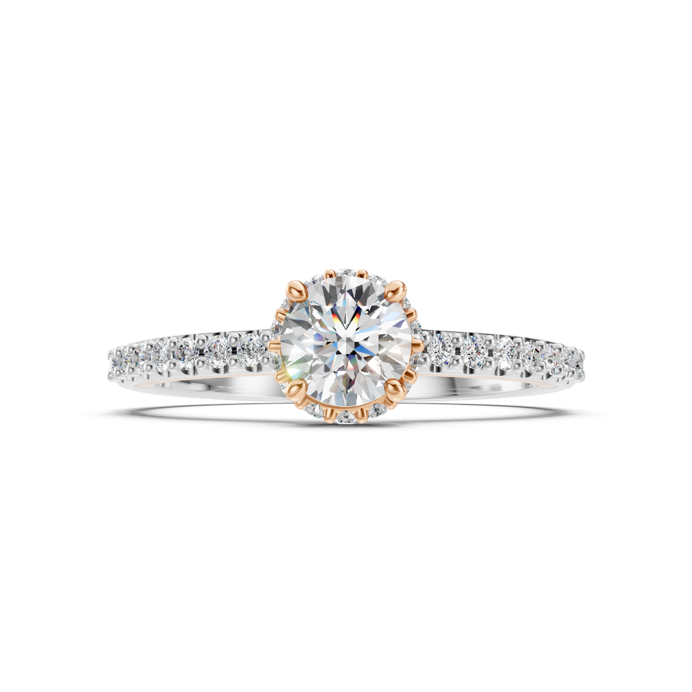 Anel de noivado com diamante Florence